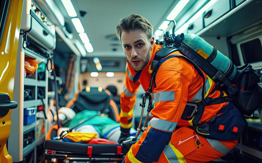 Záchranář, autor obrázku HANSUAN FABREGAS, zdroj Pixabay.com