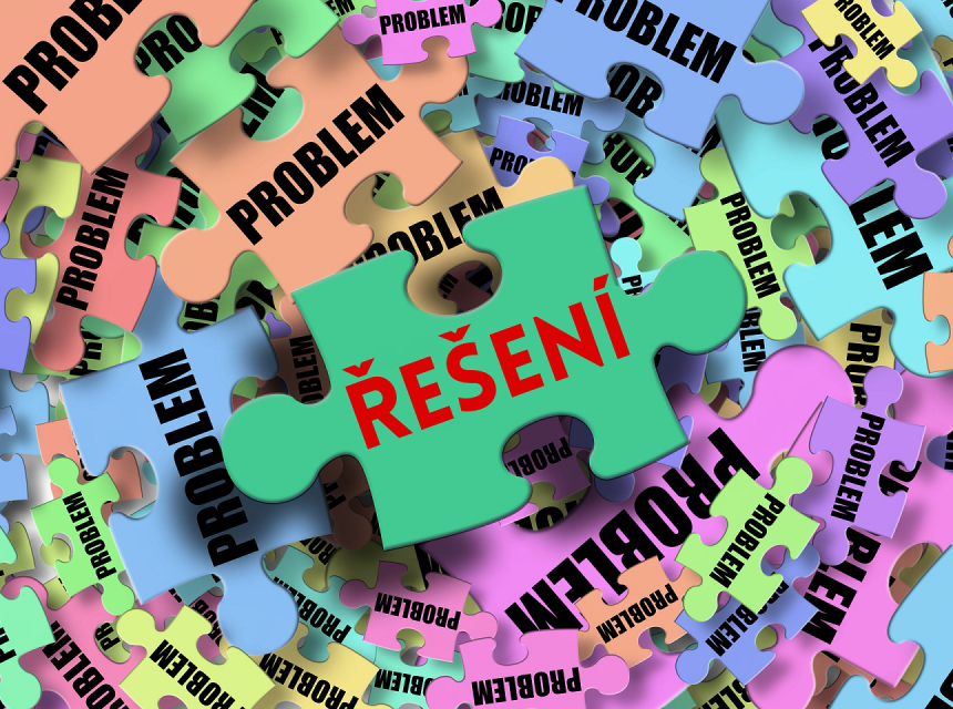 Problém a řešení, zdroj obrázku Pixabay.com, upraveno