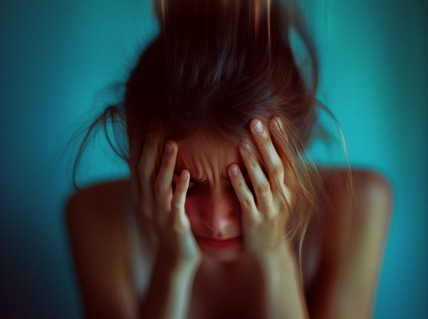 Žena v depresi, zdroj obrázku Pixabay.com