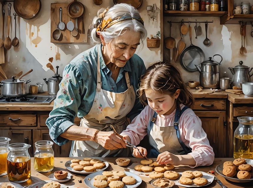 Babička s vnučkou, zdroj obrázku Pixabay.com