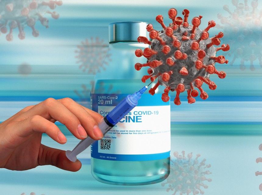 Covid očkování, autor obrázku Gerd Altmann, zdroj Pixabay.com