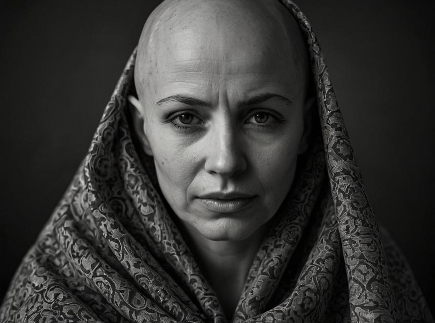 Žena bez vlasů, autor obrázku beasternchen, zdroj Pixabay.com